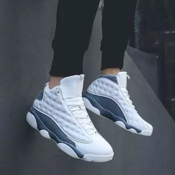 Зимние высокие кроссовки. Мужская модная трендовая повседневная обувь. Мужские уличные легкие баскетбольные кроссовки. Дышащие большие размеры 39–46. 42