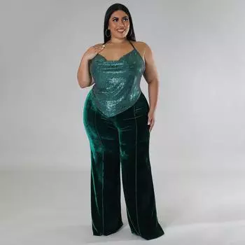 Зимние женские брюки плюс размер флисовые микро-брюки с высокой талией повседневные брюки L красный