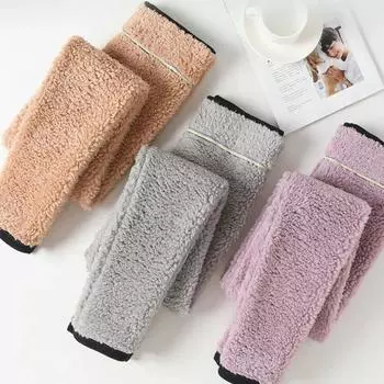 Зимние женские осенние брюки. Хлопковые брюки. Очень толстые брюки. Теплые брюки. Женская верхняя одежда. M серый