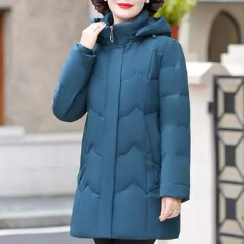Зимние женские пальто с перьями, новые большие размеры XL-6XL, толстые теплые куртки из 90% белого утиного пуха с капюшоном, повседневные женские парки среднего возраста XL красный