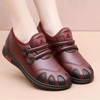 Зимние женские полусапожки Plus Velvet, теплые и толстые 38 чёрный