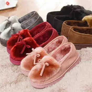 Зимние женские теплые тапочки. Домашняя обувь. Женская напольная обувь. Плюшевые хлопковые тапочки. 36 вино красного