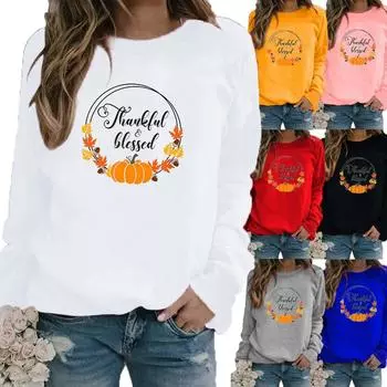 Зимние женские топы с принтом Санта-Клауса, женская Повседневная толстовка с круглым вырезом и длинными рукавами, блузка больших размеров XS белый