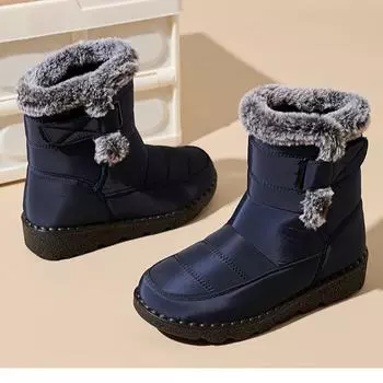 Зимние женские водонепроницаемые ботинки на липучках 2024 года, размер 44 EU 41