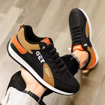 Зимние зимние ботинки для мужчин и женщин, сохраняющие тепло, хлопковая обувь, уличная походная обувь, плюшевые теплые высокие ботильоны, мужские кроссовки 39 чёрный