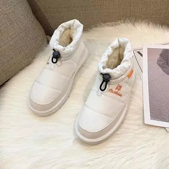 Зимние зимние сапоги, женские серые пуховые плюшевые утолщенные теплые хлопковые туфли, женские непромокаемые туфли, ботильоны, женские Buty 40 серый