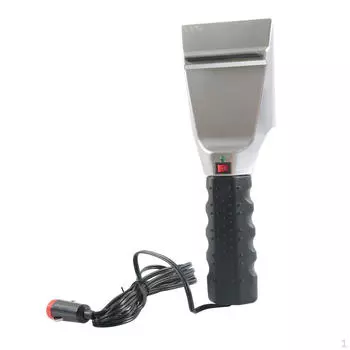 Зимний автомобильный подогреваемый скребок для удаления снега и льда портативный 12 В электрический стеклоподъемник