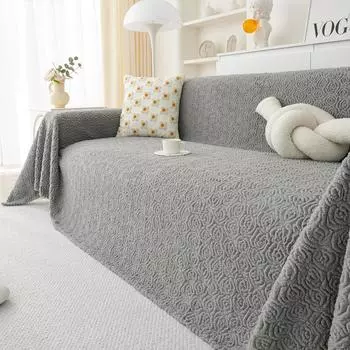 Зимний бархатный чехол для дивана с тиснением, тканевый зимний полностью покрытый чехол, полотенце, французский байета, теплая диванная подушка, нескользящий чехол 180X130