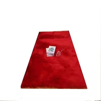 Зимний белый плюшевый ковер из овчины, утолщенный детский ковер для спальни, напольный коврик, плюшевый декоративный ковер 30 X 30 Square