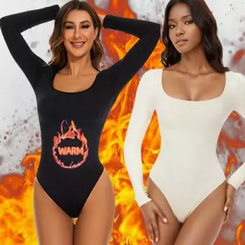 Зимний цельный корректирующий бесшовный боди с высокой эластичностью и длинными рукавами, легкий согревающий корсет, компрессионный компрессионный компрессионный компрессионный компрессионный корсет для живота S