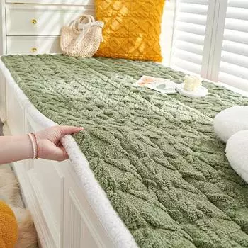 Зимний чехол для дивана для больших собак, товары для животных, балкон, коврик для кровати для собак, теплое одеяло для кошек, устойчивое к царапинам, противоскользящая моющаяся подушка 70x150