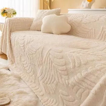 Зимний чехол для дивана, тканевый чехол для дивана в стиле Ins, полностью покрытый, не царапающий чехол для дивана, универсальное универсальное полотенце 180*130cm