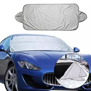 Зимний чехол для лобового стекла автомобиля, защита от замерзания лобового стекла, солнцезащитный козырек, защита от O5D3 M-One size