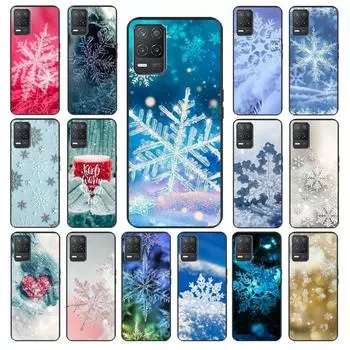 Зимний чехол для телефона «Снежинка» для iPhone Samsung Galaxy Redmi Xiaomi Oppo OnePlus Note SA 7 8 9 10 11 12 13 14 20 21 22 23 53 54 Pro Max Plus Ultra iPhone 6 or 6S