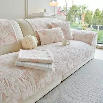 Зимний дом для жизни нескользящий толстый плюшевый диван подушка диван чехлы теплый чехол Funda диван коврики 70X70