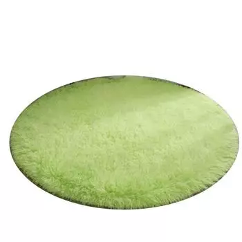 Зимний дом, плюшевый круглый ковер, кабинет, гостиная, журнальный столик, спальня, прикроватная подушка, детская подвесная корзина, кресло-качалка, компьютерное кресло, напольный коврик Diameter 40cm