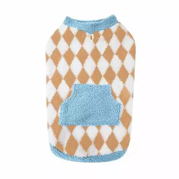 Зимний флисовый жилет для больших собак, двубортное хлопковое пальто, одежда для домашних животных XXXL кофейный