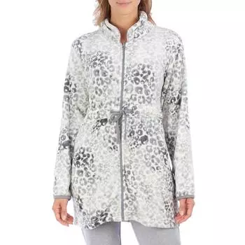 Зимний халат с длинными рукавами 42158 Женский L серый