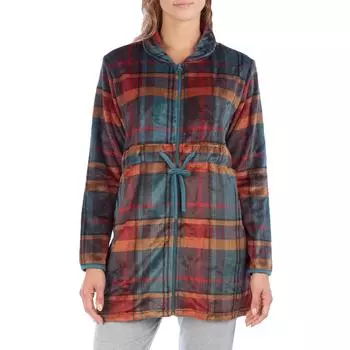 Зимний халат с длинными рукавами 42159 Женский M разноцветный