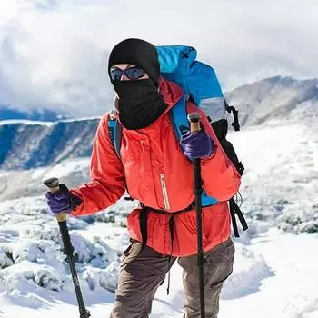 Зимний капюшон для лица, зимний шарф, теплая повязка на голову и лицо, теплая повязка на голову, удобная одежда для холодной погоды белый