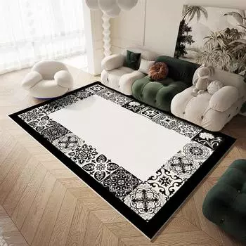 Зимний ковер, напольный коврик, простой стиль, полное прикроватное одеяло, украшение для отеля, кровать и завтрак, одеяло для дивана, одеяло для журнального столика 50*80cm