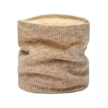 Зимний модный бархатный толстый теплый вязаный пуловер с рукавами и воротником-стойкой, ветрозащитный шарф 25*22