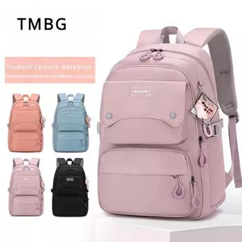 Зимний модный детский рюкзак, школьный рюкзак для девочек средней школы, большой вместительный рюкзак для учащихся начальной школы 3, 5, 6, 7 классов фиолетовый