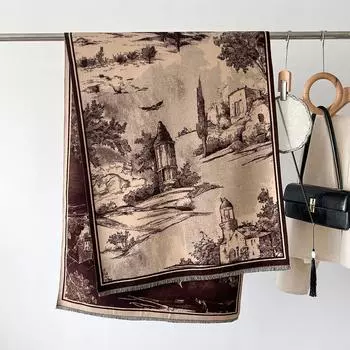 Зимний мужской длинный шарф Сохраняет тепло Повседневный Модный Бренд Дизайнерский Шейный платок Лоскутный Кашемировые шарфы Шаль Обертывание Столы Одеяло 66X186cm