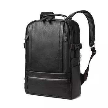 Зимний мужской повседневный рюкзак для путешествий на открытом воздухе 2022 года — модная, простая, вместительная сумка для компьютера коричневый