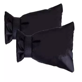 Зимний наружный антифризный защитный чехол для крана, антиобледенительный защитный чехол на липучке чёрный