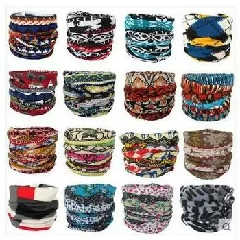 Зимний платок из кашемирового флиса: Теплый, толстый, универсальный чехол для шеи и головы для езды на велосипеде и отдыха на природе. One size