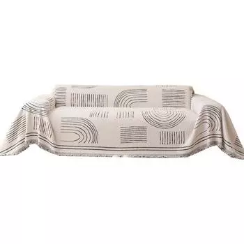 Зимний плюшевый чехол для дивана, цельный универсальный чехол для дивана, утолщенный противоскользящий чехол для дивана, одеяло 180*130cm