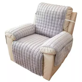 Зимний плюшевый чехол для кресла, однотонный клетчатый чехол для дивана для домашних животных, интегрированный чехол для дивана, внешняя торговля 53*190cm