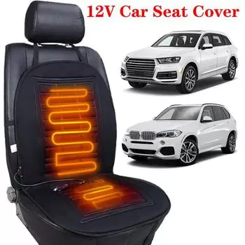 Зимний подогрев сидений автомобиля Электрический подогрев сидений автомобиля Стайлинг Зимняя подушка Подушка 12 В Подогрев сидений автомобиля Универсальный подогрев сидений автомобиля Подушка Чехол 1 PCS