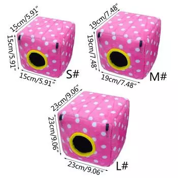 Зимний подвесной гамак для птиц, зимнее теплое гнездо, плюшевая палатка, укрытие, чтобы прижаться друг к другу, чтобы спать, играть и отдыхать для попугая, хомяка S