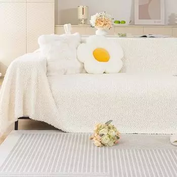 Зимний розовый бархатный диван-полотенце кремового цвета новый чехол для диванной подушки чехол для дивана чехол для трех человек 180*130cm