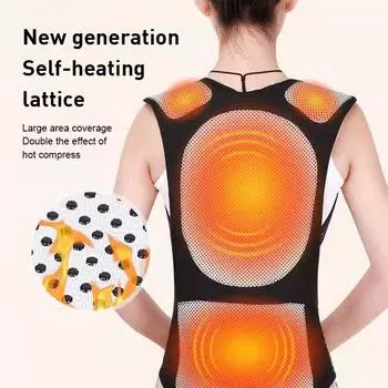 Зимний самонагревающийся наплечник, жилет, женский пояс, теплая рубашка, спина, рубашка, новый жилет 2024 года, магнитотерапевтическая спинка M