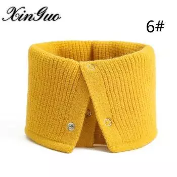 Зимний шарф, модный женский шарф на шею, снуд унисекс, женский теплый женский однотонный меховой шарф с геометрическим рисунком Bufanda 44X25CM