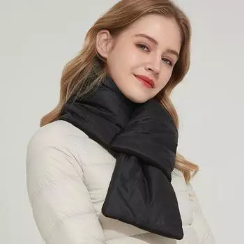 Зимний шарф с утолщенной подкладкой и плюшевой подкладкой, ветрозащитный, морозостойкий, теплый, однотонный, унисекс, накидка на шею, аксессуар для одежды армия зеленый