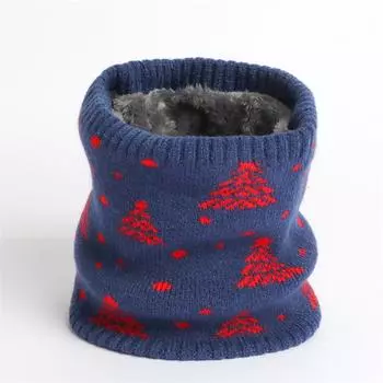 Зимний шарф унисекс с кольцом, женские шарфы на шею, однотонный кашемировый вязаный мужской теплый воротник снуд, спортивная маска серый