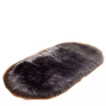 Зимний шерстяной утолщенный ковер, коврик для эркера, длинные волосы, ковер для гостиной, спальни, кровать, одеяло, диванная подушка 40*60