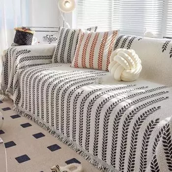 Зимний теплый диван, полотенце, подушки для сиденья, спинка, интегрированный универсальный универсальный чехол, плюшевое одеяло 180*130cm