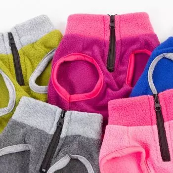 Зимний теплый жилет для собак, мягкая флисовая одежда для домашних животных, куртка для чихуахуа, йоркширский терьер, одежда для маленьких собак, одежда для щенков, мопсов, пуделей XS синий