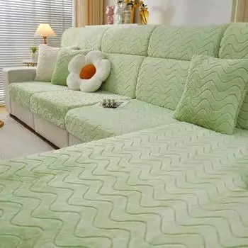 Зимний утепленный мягкий эластичный диванный матрас 1/2/3/4-местный угловой диван, подушка, чехол для шезлонга, пылезащитные чехлы Backrest Cover S