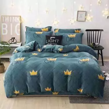 Зимний утолщенный бархатный пододеяльник, одинарный мягкий пододеяльник, одинарный двойной плюшевый молочный фланелевый пододеяльник 48*74cm