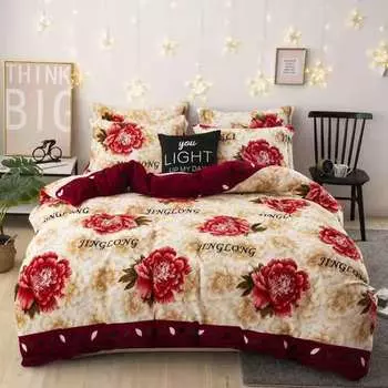 Зимний утолщенный короткий ворсовый пододеяльник, одинарный пододеяльник, двойной пододеяльник 48*74cm