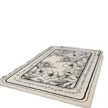 Зимний утолщенный ковер из искусственного кашемира, коврик для журнального столика в гостиной, большая площадь, полностью мощеная комната, спальня, прикроватный абсорбирующий коврик для туалета 50*80cm door mat