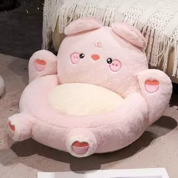 Зимний утолщенный татами ленивый диван милый мультфильм животных диванная подушка детская комната спальня подушка 40*55*15cm