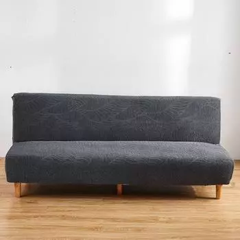 Зимний утолщенный теплый чехол для дивана-кровати с тиснением, трехмерный жаккардовый чехол для дивана-кровати без подлокотников Suitable for 160-190cm