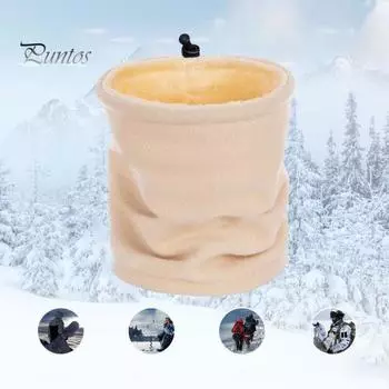 Зимний велосипедный шейный платок для холодной погоды 3-в-1 многофункциональный уличный защитный шарф для лица шапка-бини регулируемая ветрозащитная теплая плюшевая подкладка утеплитель для шеи темно-серого